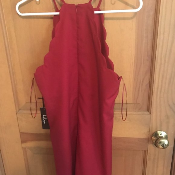 Lulu's Red Mini Dress - Picture 3 of 3